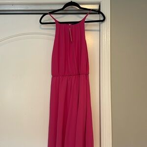 NWT Hot Pink Mini Sleeveless Dress